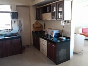 Kitchen in 3 BHK Apartment at Magarpatta City Cosmos, Magarpatta Road – for Rent