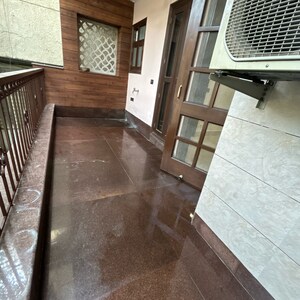Balcony in 3 BHK Builder Floor at Masjid Moth – for Rent