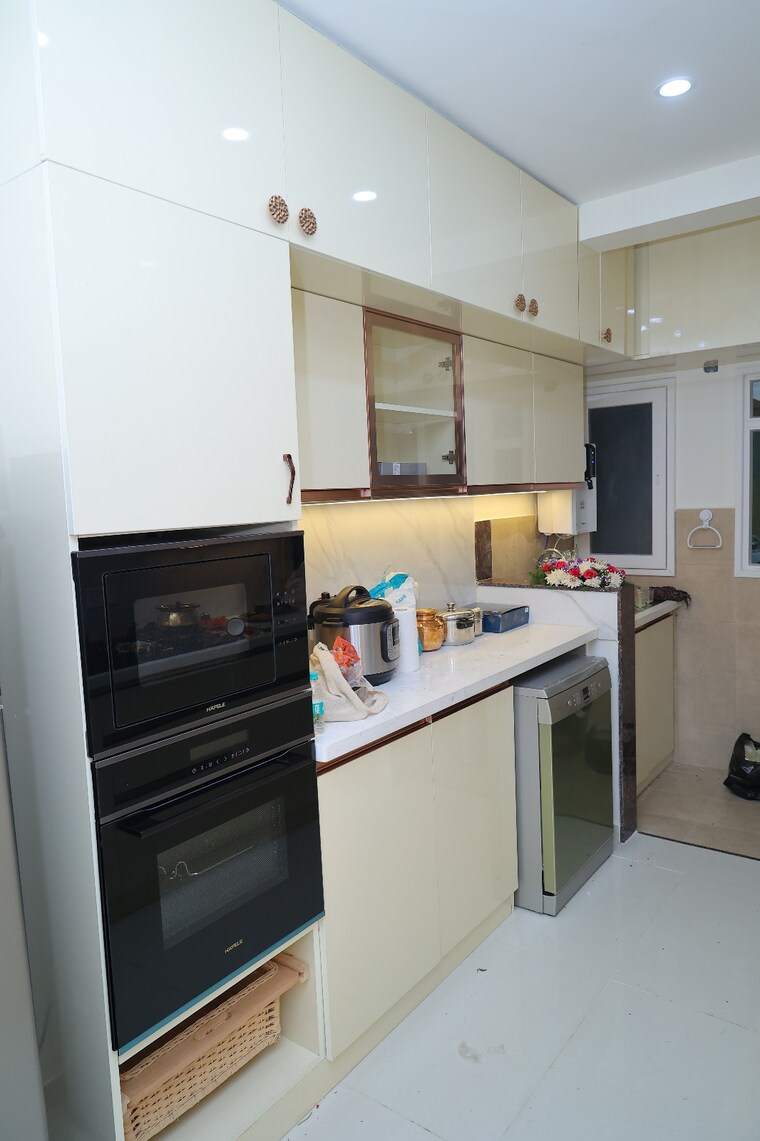 Kitchen, lnt-raintree-boulevard 2.5 Bedroom 1350 Sq.Ft. Apartment In Hebbal Bangalore 9654488