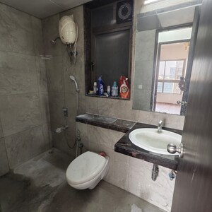 Bathroom in 2 BHK Apartment at L&T Emerald Isle, Budhia Jadhav Wadi – for Rent