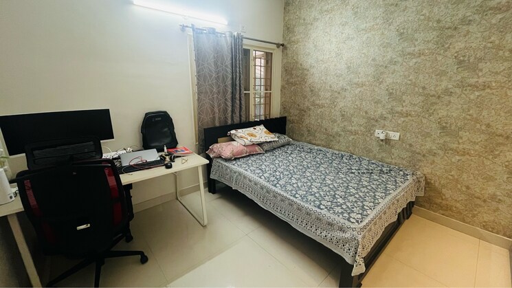 Bedroom, affinity-harmony 3 Bedroom 1560 Sq.Ft. Apartment In Ramanashree California Gardens Layout Bangalore 9654491