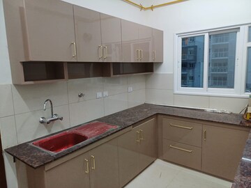 Kitchen in 3.5 BHK Apartment at LnT Raintree Boulevard, Hebbal – for Rent