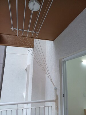 Staircase in 3.5 BHK Apartment at LnT Raintree Boulevard, Hebbal – for Rent