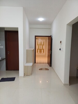 Building Lobby in 3.5 BHK Apartment at LnT Raintree Boulevard, Hebbal – for Rent