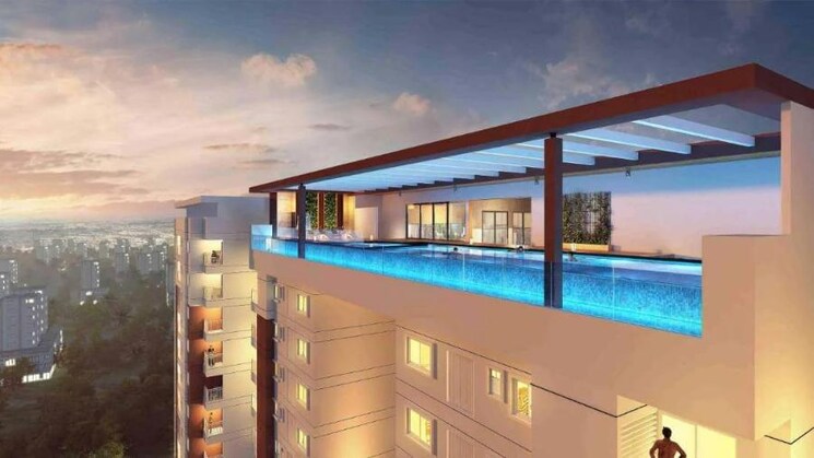 Swimming Pool, vajram-newtown 3 Bedroom 1756 Sq.Ft. Apartment In Thanisandra Main Road Bangalore 9654569