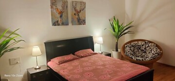 Bedroom in 5 BHK Apartment at K Raheja Corp Quiescent Heights, Madhapur – for Rent