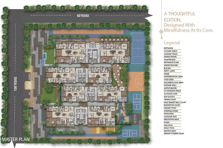 Master Plan, savya-the-edition 3 Bedroom 3555 Sq.Ft. Apartment In Khanammet Hyderabad 9631888