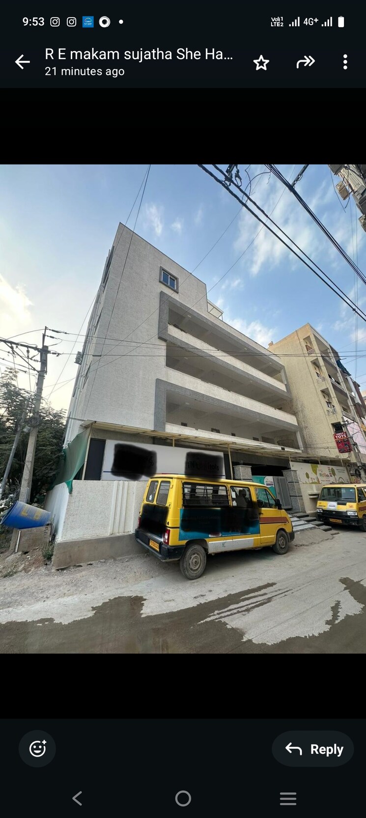 Exterior View, raghavendra colony 6+ Bedroom 266 Sq.Yd. Independent House In Raghavendra Colony Hyderabad 9654710