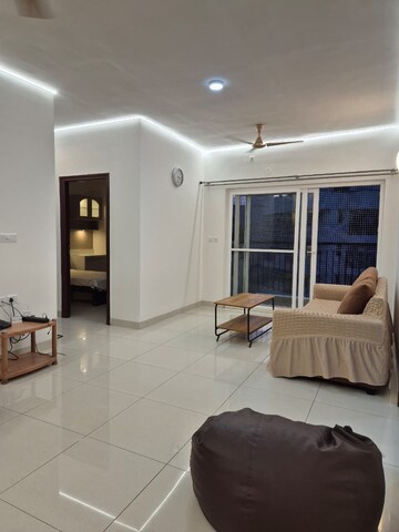 Living Room in 2 BHK Apartment at Salarpuria Sattva Misty Charm, Kanakapura Road – for Rent