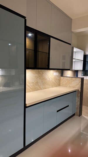 Kitchen in 3 BHK Apartment at L&T Raintree Boulevard, Hebbal – for Rent