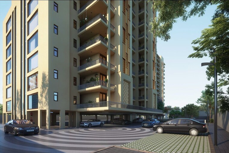 Exterior View, high ground 3 Bedroom 1995 Sq.Ft. Apartment In High Ground Zirakpur 9654754