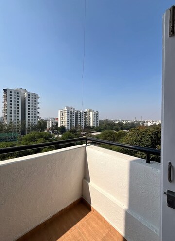 Balcony in 3 BHK Apartment at Rohan Nilay, Aundh – for Rent