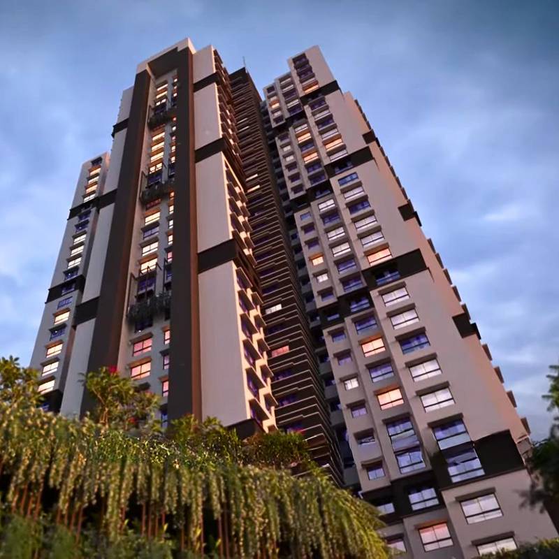 3 BHK + Pooja Room 1055 Sq.Ft. Apartment in Ajmera Arham