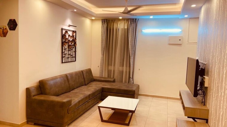 Living Room, bhartiya-nikoo-homes 2 Bedroom 1059 Sq.Ft. Apartment In Thanisandra Main Road Bangalore 9655255