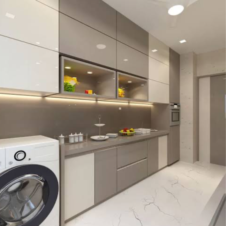 Kitchen, jp-decks 2 Bedroom 845 Sq.Ft. Apartment In Riddhi Gardens Mumbai 9654875