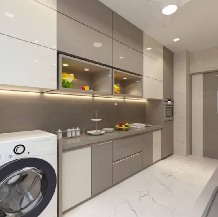 Kitchen, jp-decks 2 Bedroom 845 Sq.Ft. Apartment In Riddhi Gardens Mumbai 9654875