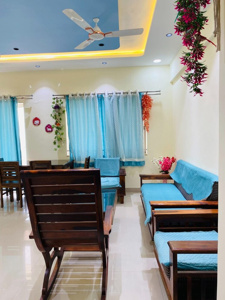 Hall, kumar-primrose 2 Bedroom 800 Sq.Ft. Apartment In Kharadi Pune 9654959