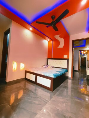 Bedroom in 3 BHK Builder Floor at Dwarka Mor – for Rent