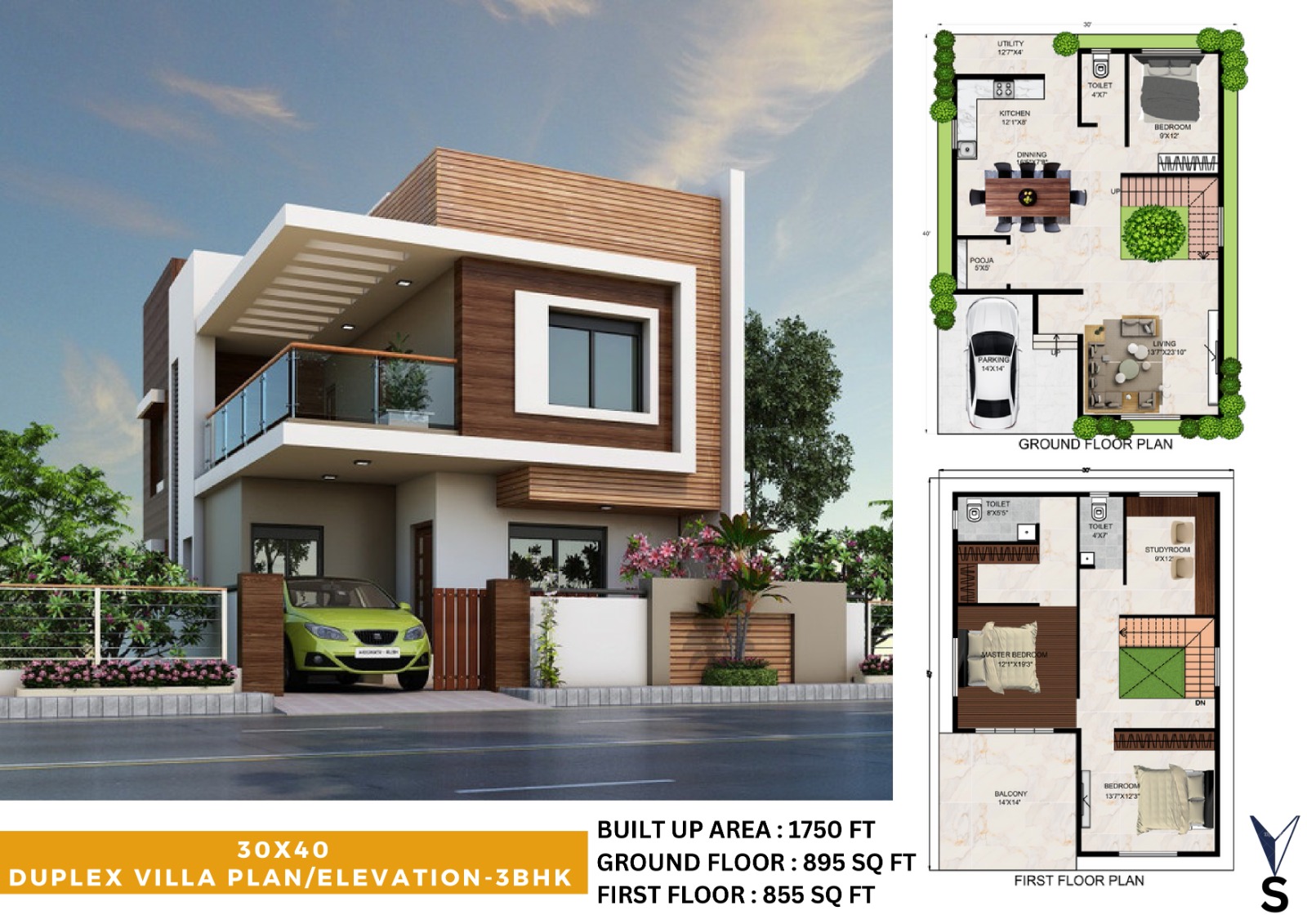 3.5 BHK + Pooja Room Villa For Sale in Jay Villa 