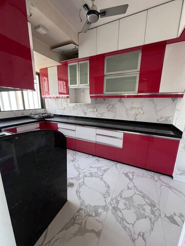 Kitchen in 3 BHK Apartment at Thane West – for Rent