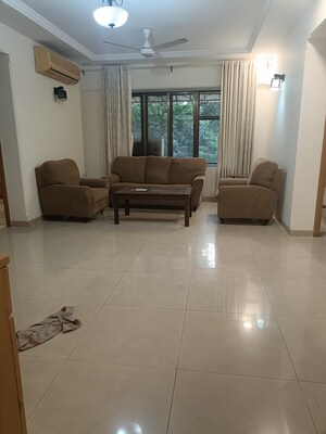 Living Room in 3 BHK Apartment at Silver Tower, Kandivali East – for Rent