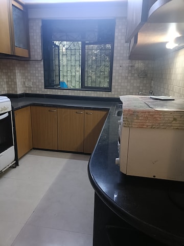 Kitchen in 3 BHK Apartment at Silver Tower, Kandivali East – for Rent