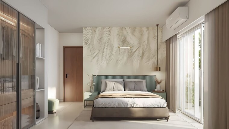 Bedroom, sowparnika-whispering-petals 2 Bedroom 1036 Sq.Ft. Apartment In Hoskote Bangalore 9655029