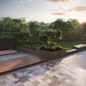 Swimming Pool in 3 BHK Apartment at Satyagrah The Atlantis 84, Zundal – for Sale