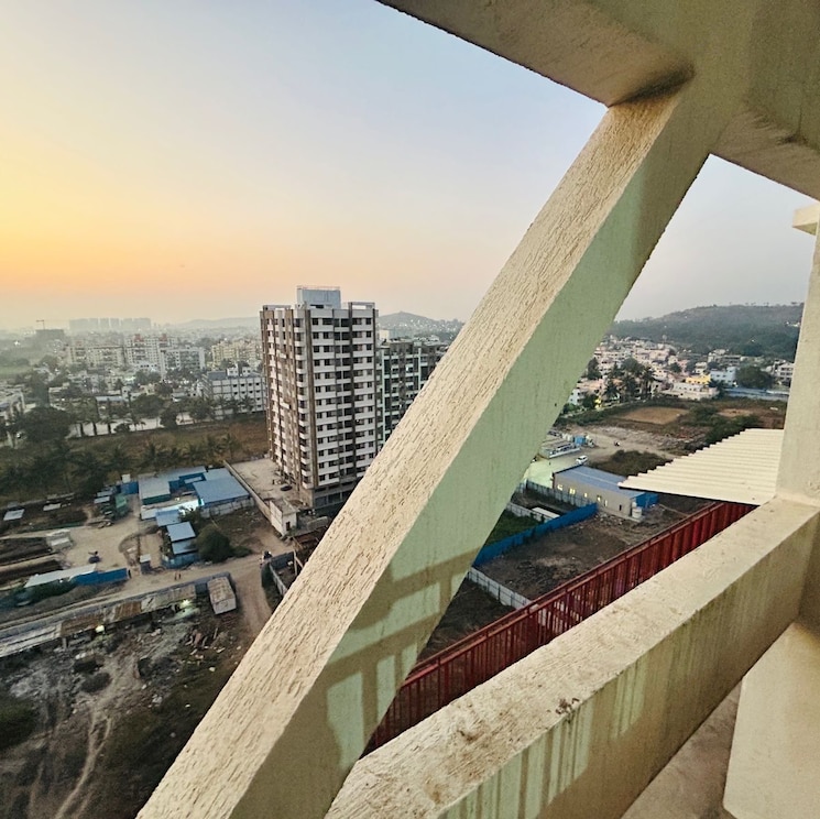 Balcony, unique-k-ville 2 Bedroom 740 Sq.Ft. Apartment In Kiwale Pune 9655031