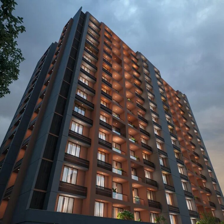 Exterior View, satyagrah-the-atlantis-84 3 Bedroom 866 Sq.Ft. Apartment In Zundal Ahmedabad 9490755