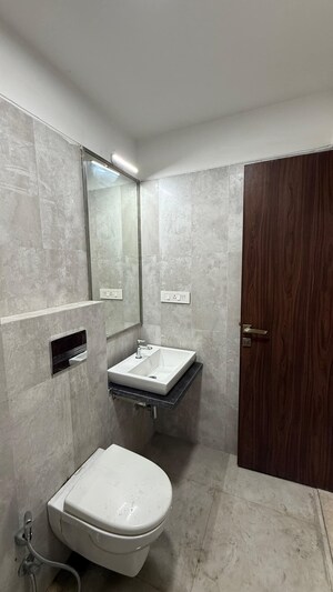 Bathroom in 2 BHK Apartment at Omkar Ananta, Goregaon East – for Rent