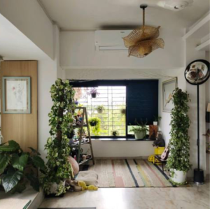 Living Room in 2 BHK Apartment at Manish Sun Flower Apartment, Manish Nagar – for Rent