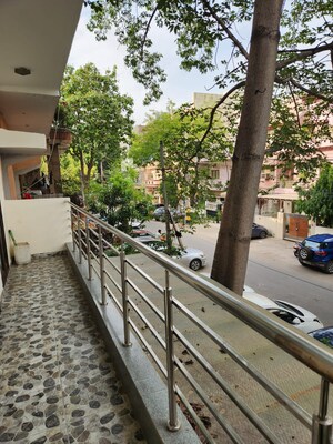 Balcony in 2 BHK Builder Floor at East of Kailash Block-B RWA, East Of Kailash – for Rent