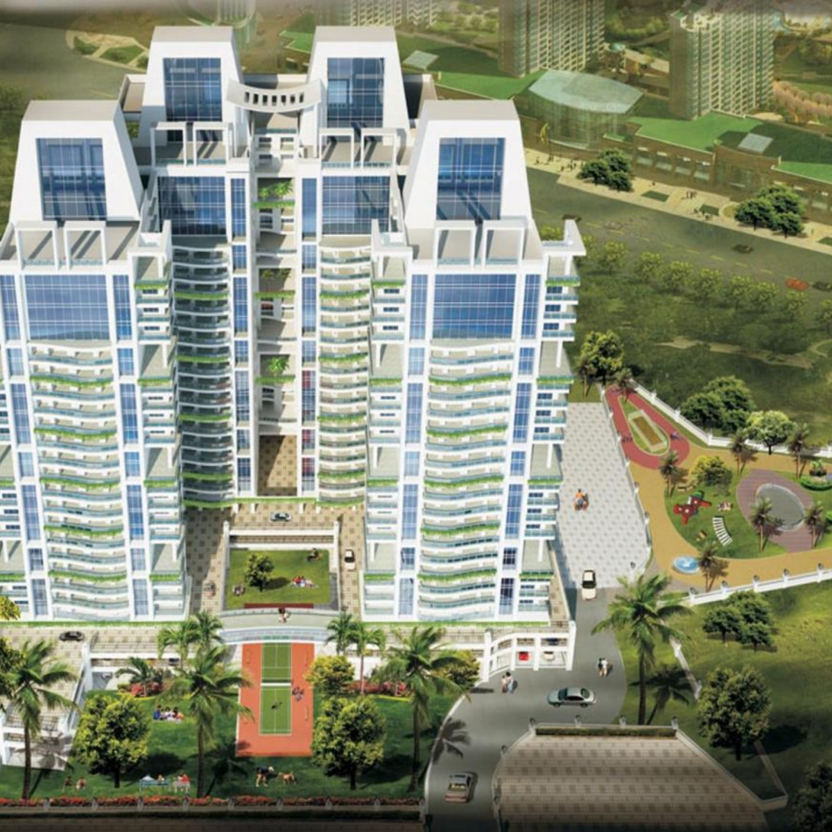 1 BHK 520 Sq.Ft. Apartment in Vision Heights