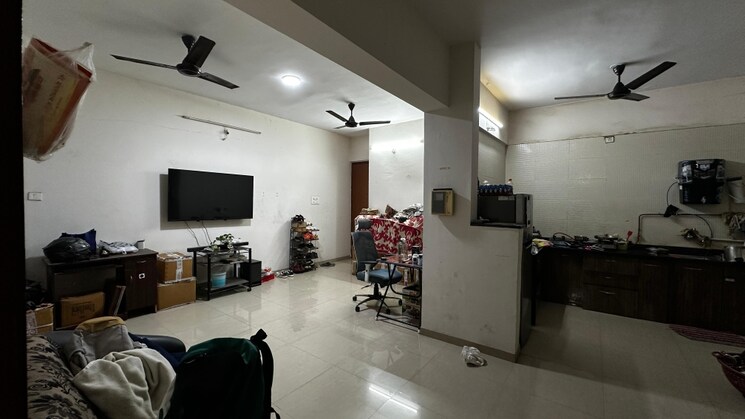 Living Room, madhupushpa-ph-1-chs 2 Bedroom 1000 Sq.Ft. Apartment In Wakad Pune 9655235