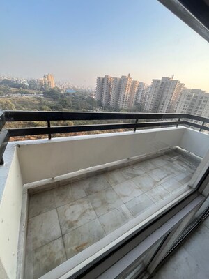 Balcony in 3 BHK Apartment at Ansal Sushant Estate, Sector 52 – for Rent
