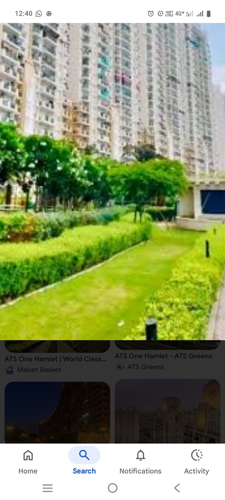 Garden, ats-one-hamlet 4 Bedroom 3115 Sq.Ft. Apartment In Sector 104 Noida 9655299