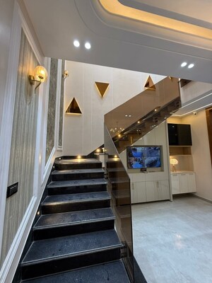 Staircase in 6 BHK Independent House at Sector 123 – for Sale