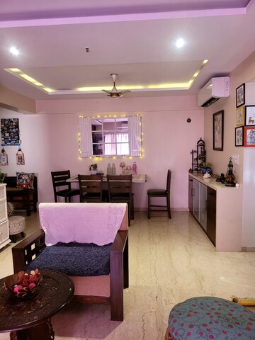 Living Room in 3 BHK Apartment at Adani Western Heights Sky Apartments, Andheri West – for Rent
