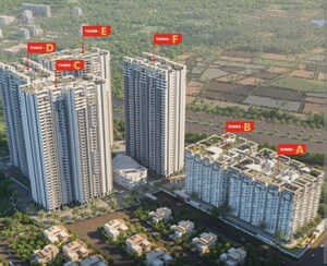 3 BHK Apartment – Exterior View View at Anvita Ivana, Kollur - for Sale