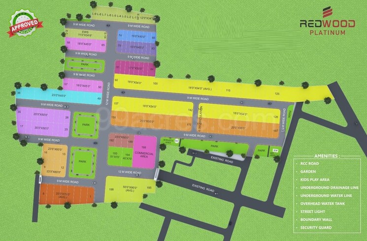 Exterior View, ab bypass road  972 Sq.Yd. Plot In Ab Bypass Road Indore 9655510