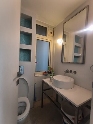 Bathroom in 2 BHK Apartment at Lodha Fiorenza, Goregaon East – for Rent