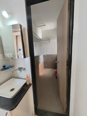 Bathroom in 2 BHK Apartment at Sukhwani Nysa, Ravet – for Rent