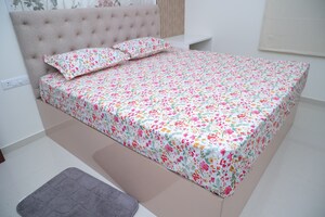 Bedroom in 2.5 BHK Apartment at LnT Raintree Boulevard, Hebbal – for Rent