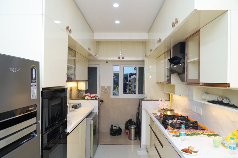 Kitchen, lnt-raintree-boulevard 2.5 Bedroom 1355 Sq.Ft. Apartment In Hebbal Bangalore 9655544