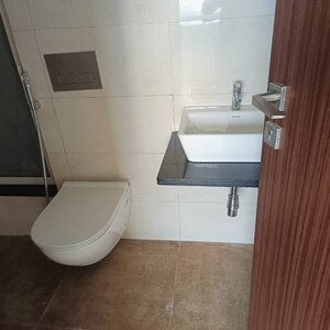 Bathroom in 1 BHK Apartment at Omkar Signet, Kasam Baug – for Rent