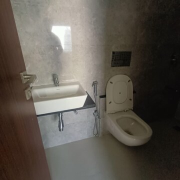Bathroom in 1 BHK Apartment at Omkar Signet, Kasam Baug – for Rent