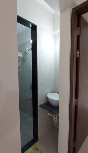 Bathroom in 1 BHK Apartment at Wadhwani Om Mangalam Chaitanya, Ravet – for Rent
