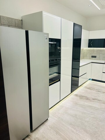 Kitchen in 4 BHK Builder Floor at Sushant Lok I – for Sale