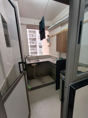 Washroom in 3 BHK Apartment at Ambli Road – for Rent